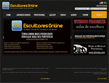 Tablet Screenshot of escultoresonline.com